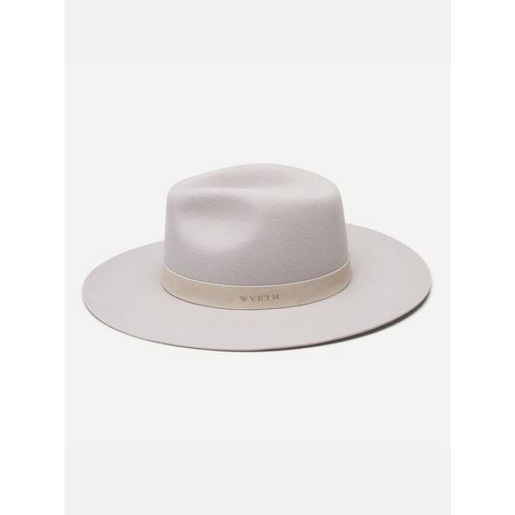WYETH Women\'s Silver Gray River 100% Fedora Hat One Size NWT main image 8